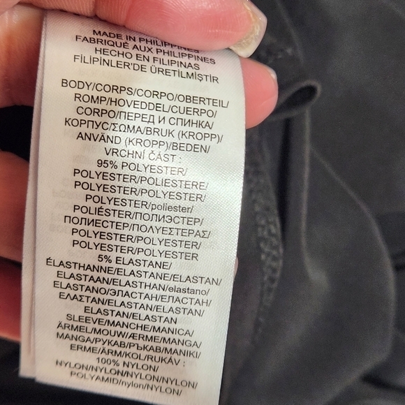 LAUREN Ralph Lauren Embellished Flutter-Sleeve Jersey Shift Dress Size: 12P - Picture 11 of 11